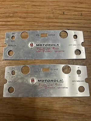 Motorola MOTRAC MOCOM-70 Used Control Head Escutcheon Faceplate 2 Frequency PL • $9