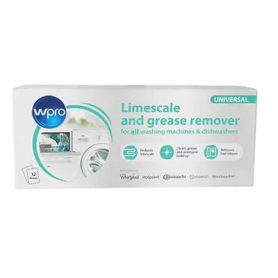 Wpro Limescale Remover Washing Machine Dishwasher Cleaner Descaler Degreaser X12 • £24.95