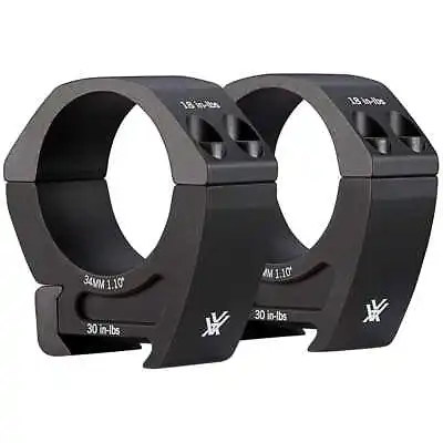 Vortex Pro 34mm Medium (1.10 ) Scope Rings PR34-M • $79