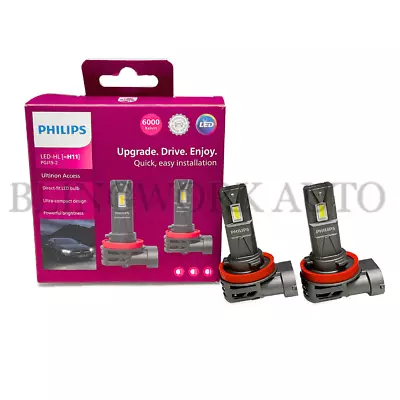 Philips H11 / H8 / H9 / H16 Ultinon Access U2500 LED 6000K Conversion Kit • $139.99