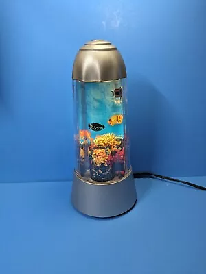 Vintage Fish Aquarium Lamp Night Light Rotating Animated Rabbit Tanaka 1994 • $64.95