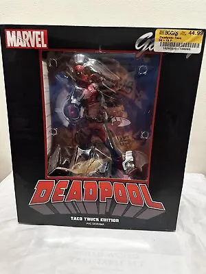 Deadpool Taco Truck Edition PVC Diorama Marvel Diamond Select Toys NIB 2018 • $44.99