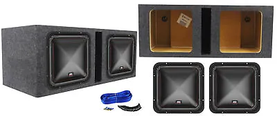 (2) MTX S6512-44 12  1000 Watt RMS Car Audio Subwoofers+Vented Sub Box Enclosure • $659.90