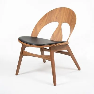 2021 BM0949P Contour Lounge Chair By Borge Mogensen & Carl Hansen Walnut Leather • $2250