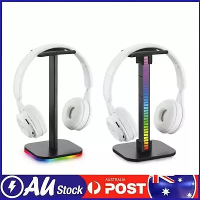 RGB Gaming Headphone Stand Computer Over Ear Headset Desk Display Holder Hanger • $15.29