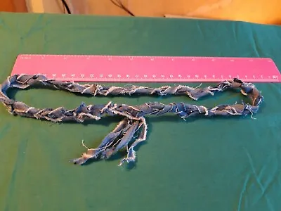 Handmade Denim Plated Hairband With Strands  • £1.49