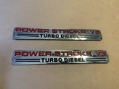 Ford OEM 2003 2004 F-250 F-350 Power Stroke V8 Turbo Diesel Door Emblem Badge • $19.99