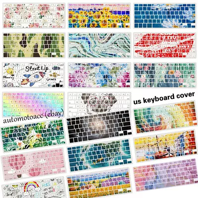 Color Paint Cartoon Keyboard Cover For Macbook M3 Air 13 12 11 Pro 14 15 16 Inch • $6.88