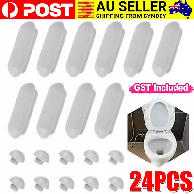 24pcs Toilet Seat Buffers Toilet Lid Cushion Accessories Pad Pack Stop-Bumper AU • $19.95