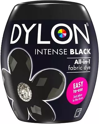Dylon Washing Machine Fabric Dye Pod Intense Black 350g • £6.24