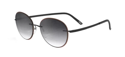 £297 • Buy Silhouette ACCENT SHADES 8720 Brown/Grey Shaded One Size Unisex Sunglasses