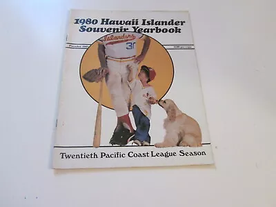 1980 Hawaii Islanders Baseball Souvenir Yearbook Pacific Coast League AAA • $27.99
