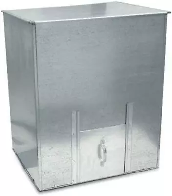 Galvanised Steel Metal Coal Bunker Heavy Duty Coal Fuel Storage 125KG -5 BAGS Of • £63.31