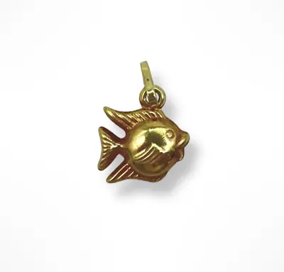 $67.50 • Buy 14k Gold Goldfish 3D Charm