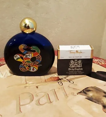 Niki De Saint Phalle  Perfume Bath Oil Artistic Dual Snake Bottle 4 Oz VINTAGE • $179.99