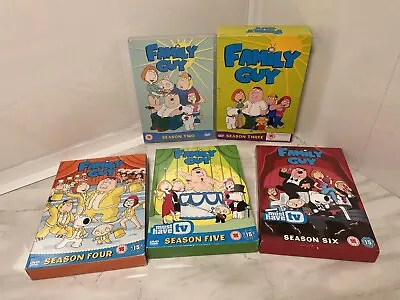 Family Guy Seasons 2-6 DVD Box Sets • £8.95