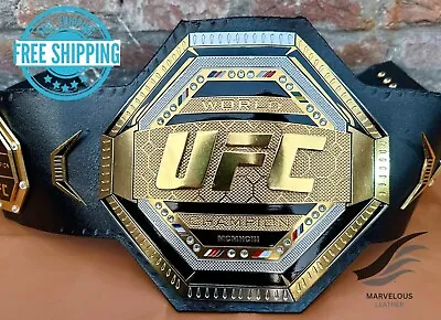 UFC Legacy Championship Title Belt 2mm Brass Gold Adult Size Replica Belt • $137.97