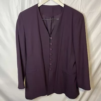 £18 • Buy Berketex Ladies Purple Skirt Suit Jacket Size 20 Skirt Size 18 Plus Size