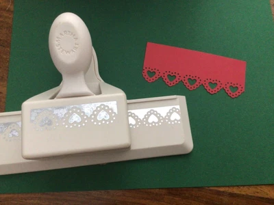 £14.99 • Buy SALE Martha Stewart Dotted Valentine Love Lace Heart Border Card Craft Punch HTF