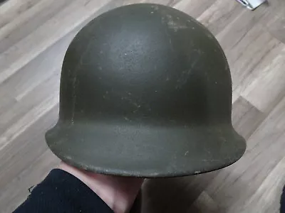 Orig WW2 Helmet  US M1 - Rear Seam - Swivel Bale  • $31