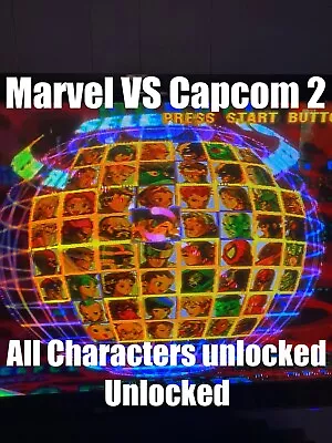 Marvel VS Capcom 2 PS2 All Characters Unlocked Memory Card Loaded Memory Card • $19.90