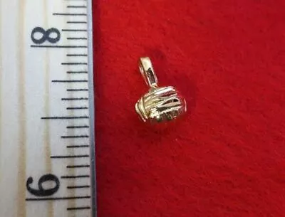 14kt Gold Plated Small Volleyball Sports Pendant Charm - 2427 • $7.96