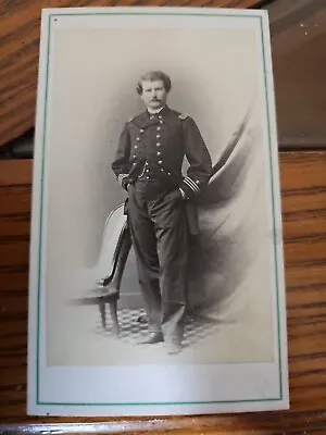 Civil War Cdv Of An Officer Gus Kellogg • $99.99