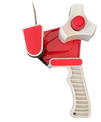 Tape Gun Dispenser Heavy Duty Metal Handle White+red 50mm 2” • £7.65