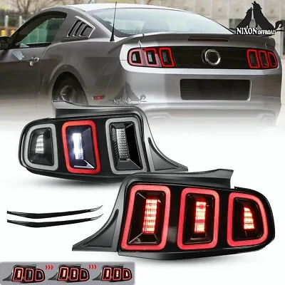 For 2010-2014 Ford Mustang LED Tail Lights Sequential Signal Rear Brake Lamps  • $399.99