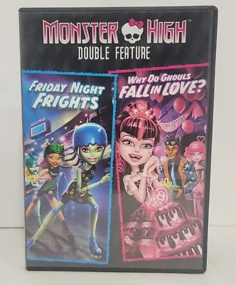 Monster High Double Feature Friday Night Frights Why Do Ghouls Fall In Love Dvd • $6.49
