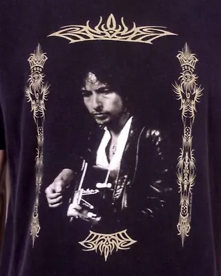 Vintage 90s AAA Tag Bob Dylan T-Shirt 1996 Double Sided Concert Neil Young SZ L • $129.59