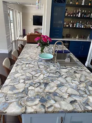 Quartz Stone Countertop Slab Kitchen Table Slab  Bar Countertops Desk Tabletop • $173.13