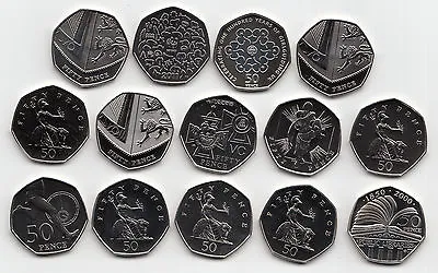 £8.99 • Buy Fifty Pence Coins 50p 2000 To 2022 Choose Your Year - Brilliant Uncirculated