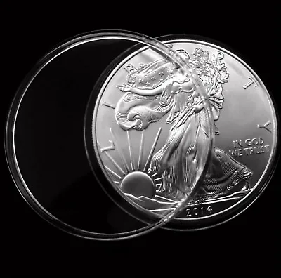 *1 Direct Fit 60mm Coin Capsule For Australian 2 Oz. Silver Lunar (series 1 & 2) • $11.88