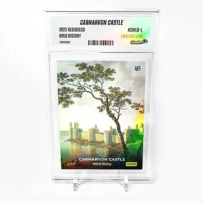 CARNARVON CASTLE Holographic Card 2023 GleeBeeCo Slabbed #CWLD-L Only /49 • $69