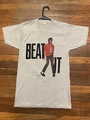 Vintage Michael Jackson Beat It Album Promo T Shirt 1984 • $280