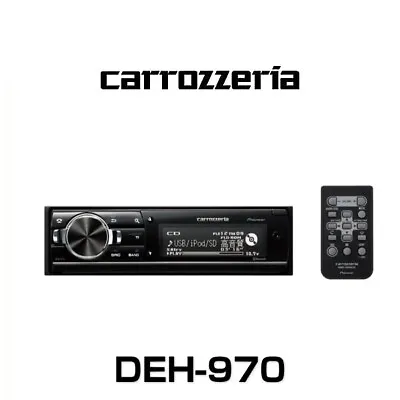 Carrozzeria DEH-970 CD/Bluetooth/USB/SD/FM/AM Tuner/DSP Main Unit • $699