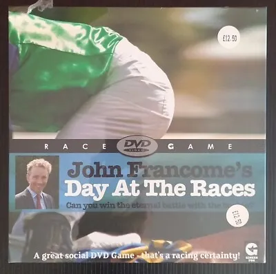 John Francome's Day At The Races DVD Horse Racing Game. New Sealed. Charity Sale • £7