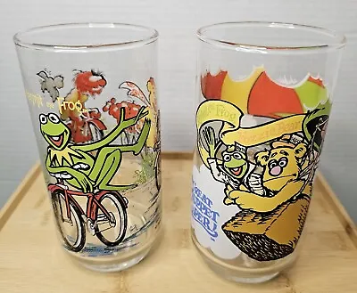 Vintage 1981 McDonalds The Great Muppet Caper Collector Glasses Set Of 2  • $23.40