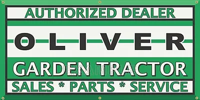 Oliver Garden Tractors Equipment Dealer Sales Old Vintage Sign Remake Banner • $52.75