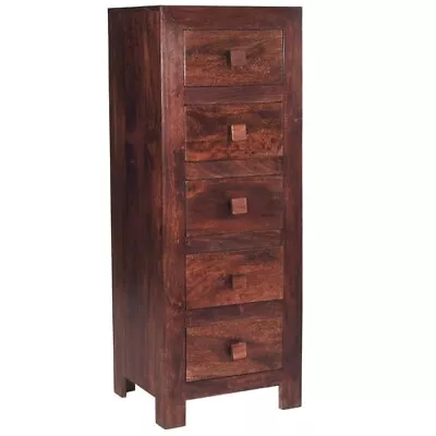 Dakota Dark Mango 5 Chest Of Drawer • £329