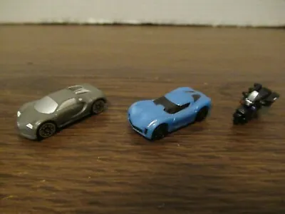 Micro Machine Bugatti Veyron Chevy Corvette Police Motor Cycle • $10