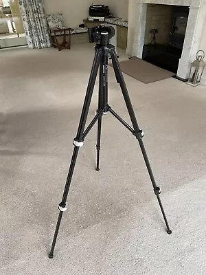 MIRANDA Titan 404 Camera Tripod Black Foldable And Portable 140cm Max • £5