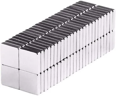 Lot Of 25 OR 100 1/2 X 1/2 X 1/8  Inch Neodymium Rare Earth Block Magnets N48 • $17.99