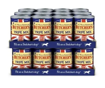 Butchers Tripe Mix Healthy Dog Food Grain Free Natural Balanced (24 X 400g Tins) • £34.99