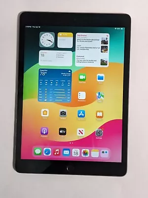 Apple IPad 9th Gen [A2602] 64GB Wi-Fi 10.2 In Space Gray Very Good • $189.97