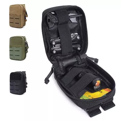 Tactical First Aid Kit Medical Molle Rip Away Outdoor Survival Pouch Waist Bag • $13.72