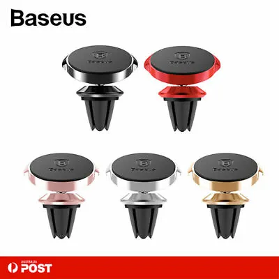 Genuine Baseus Car Mount Phone Holder Dock Air Vent Magnetic For IPhone Smasung  • $4.98