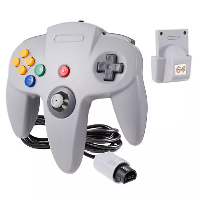 Classic N64 Controller Joystick Remote + Rumble Pak For N64 Video Game Console • $16.12