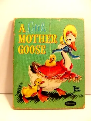 Vintage 1949 Whitman's Tiny Tales  A Little Mother Goose  Book • $3.50